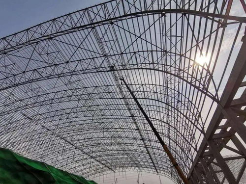 唐山太牛了 全球跨度最大料場封閉項目順利竣工